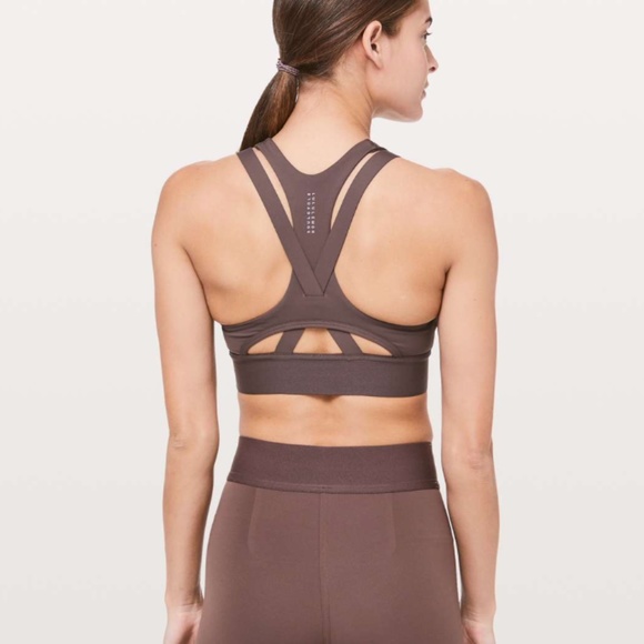 Lululemon x Soul Cycle Purple Taupe To The Beat Bra Size US 4 - Picture 6 of 7